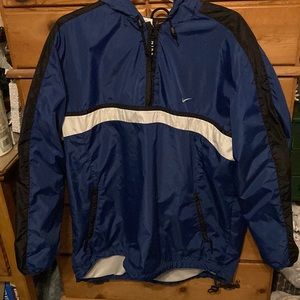 Vintage 90’s Nike windbreaker! XL (16-18) Blue, black & white. Great condition!